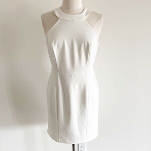 Cece White Halter Mini Dress Cocktail Size 6